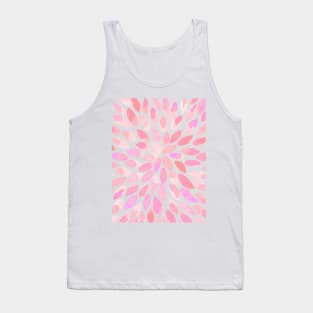 Watercolor brush strokes - pastel pink Tank Top